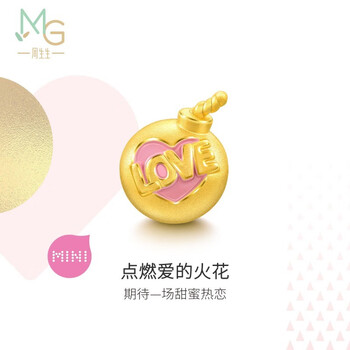 周生生【淘汰】黄金转运珠足金Charme宝贝浪漫奇缘系列串珠93138C定价