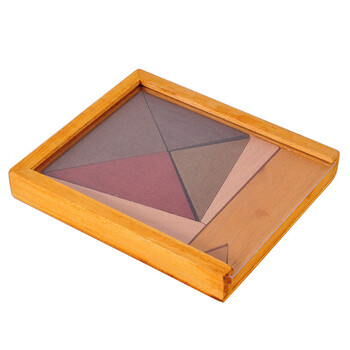 景森(jing sen)鲁班锁 机关盒 古典木制玩具孔明锁球奇思妙想巧放四块