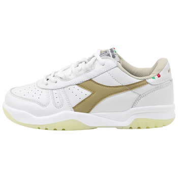 迪亚多纳男鞋牛筋底经典小白鞋户外运动休闲鞋ing卡其色38