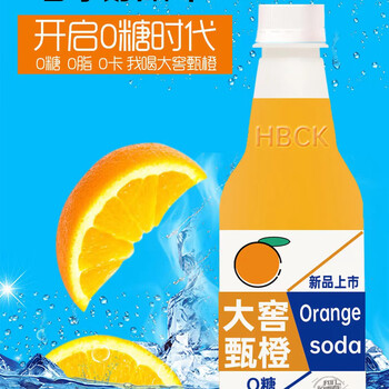 大窑大窖香槟味汽水饮料橙荔枝高颜值汽水0糖0卡解渴碳酸饮料 汽水