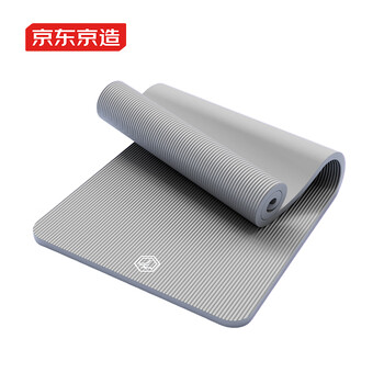 京东京造 瑜伽垫男女训练健身垫儿童舞蹈垫家用地垫183*61cm砂岩灰