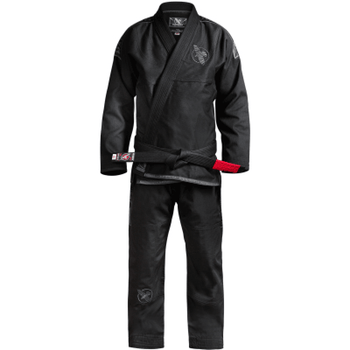 热奥 隼巴西柔术道服柔术服巴柔道服男女bjj gi轻量级柔道服 黑色道服