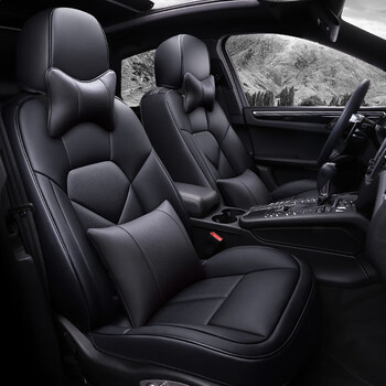豫途保时捷macan卡宴718帕拉梅拉专用坐垫内饰改装全包座椅套四季