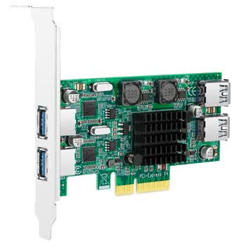 魔羯（MOGE）台式机PCIE独立通道USB3.0扩展卡USB3.2 gen1转接卡 工业相机高速传输 独享5GB带宽MC2023