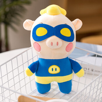 萨默斯小呆呆搞怪玩具玩偶公仔毛绒超人强菲菲男孩女孩生日礼物超人强