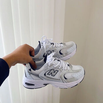 新百伦浅大象灰复古运动鞋女530老爹鞋ins2023秋季新款休闲跑步鞋潮