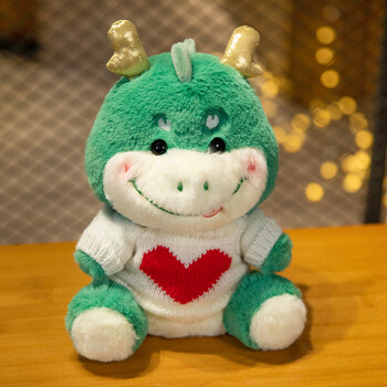 饰鹿熊可爱穿衣萌龙玩偶公仔男女孩睡觉抱枕送闺蜜恐龙毛绒玩具生日