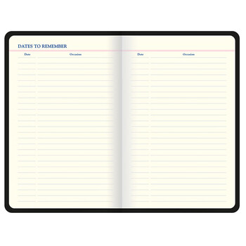 Filofax＆Letts联名款英国进口记事本ICON图标系列定页笔记本中号海军蓝旅行内页本090155