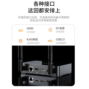 胜为（shengwei）企业级无线投屏器同屏器电脑手机平板电视HDMI高清传输器传投影仪显示器会议套装 DHU003AB