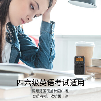 山进(SANGEAN)DT-800C 数调迷你闹钟收音机便携式老人半导体学生校园广播FM英语四六级 山进(SANGEAN)DT-800C 数调迷你闹钟收音机便携式老人半导体学生校园广播FM英语四六级
