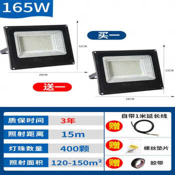 高輝度 薄型 LED投光器 400W 56400LM　新品未使用