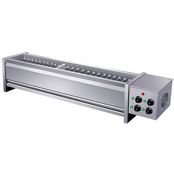 不锈钢商用无烟电烤炉黑金钢电热烧烤炉燃气烧烤炉电烤串炉烧烤机