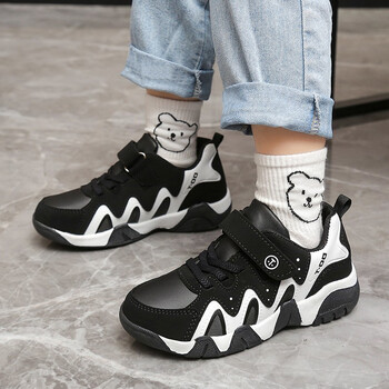 轩途诗男童鞋子春季7儿童运动鞋子8透气男孩学生鞋潮童鞋男12岁跑步鞋