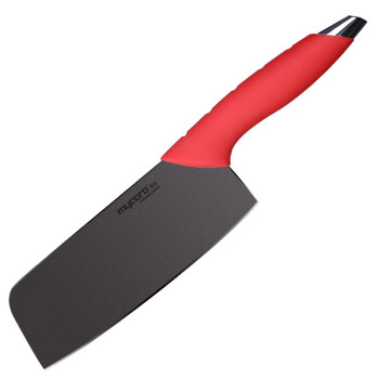 美瓷（MYCERA）高端黑刀 6.5寸电镀手柄陶瓷刀 菜刀家用超薄锋利厨房刀（带刀鞘） NHG6.5 红色