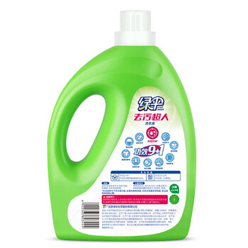 绿伞去污超人洗衣液薰衣芳菲24斤家庭装除菌除螨去渍洁净无残留
