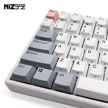 宁芝(NIZ)PLUM84v6pro 静电容8000HZ赛事级电竞FPS游戏低延迟1MS键盘 mini84pro v6电竞版45g-T系列