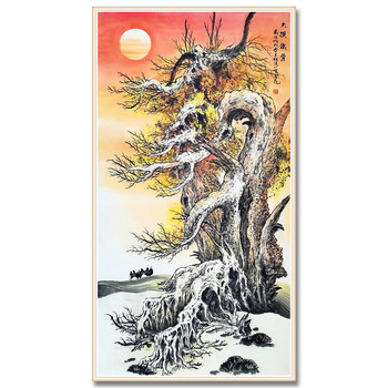 中国美术家协会会员,中国文化发展促进会员 杨松涛《大漠铁骨》jw132