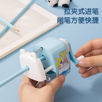 得力（deli）学生文具礼盒套装儿童1-2年级铅笔削笔机橡皮握笔器精美伴学礼奖励生日礼物开学考试文具男女孩