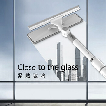 好媳妇擦窗器 升级U型户外神器家用双面伸缩杆刮水器高楼玻璃刮刀清洁刷