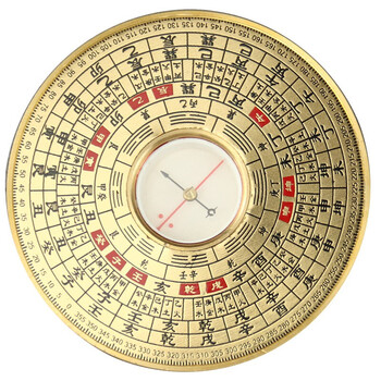 八卦风水罗盘高精度纯铜随身携带三元三合综合盘车载车用大号杨公八宅