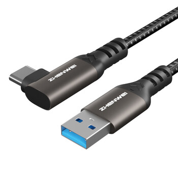臻威（ZHENWEI）USB3数据线 USB3.2转Type-c数据传输充电线10Gbps 3A快充线 1.5米 适用苹果17/16小米OPPO手机