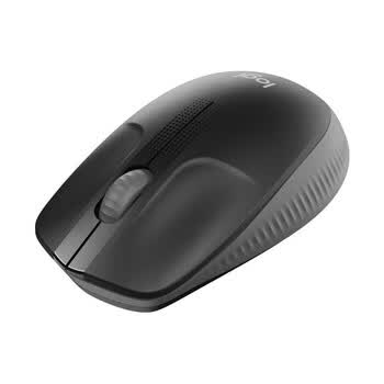 罗技 （Logitech）无线鼠标 大手鼠标 即插即用 左右手通用 无线自由连接 M190 石墨黑