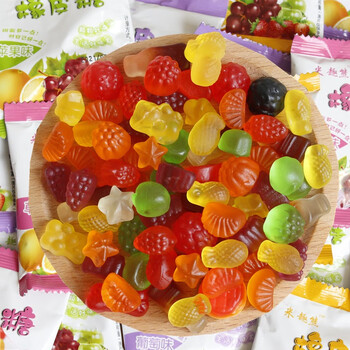 维霆网红果味软糖橡皮糖qq糖果休闲零食小包装喜糖 果味糖水果糖 苹果
