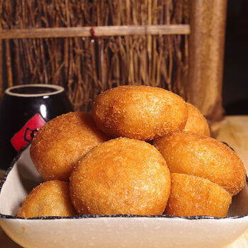 陕西黄米糕 多规格 黄米面油糕半成品 红豆馅年糕油糕 粘豆包现做现发