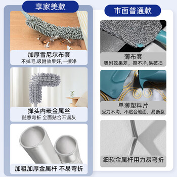 享家美雪尼尔可伸缩除尘掸床底清扫神器扫灰家用大扫除鸡毛掸子缝隙 享家美雪尼尔可伸缩除尘掸床底清扫神器扫灰家用大扫除鸡毛掸子缝隙