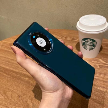 适配适用华为mate40手机壳40pro保护套mt40e全包防摔手机壳沉稳蓝华为