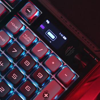 努比亚（nubia）红魔GK001J 100键三模键盘 电竞客制化 机械键盘 TTC快银轴  V2个性屏显  GASKET结构