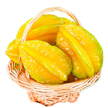 青尊园福建漳州甜杨桃 新鲜五棱子自然熟大果孕妇水果五角星阳桃 12个