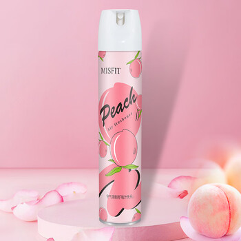MISFIT空气清新剂370ml 桃香除臭持久留香室内净化剂车用家用客厅卫生间