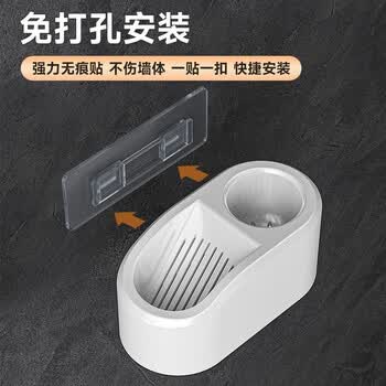 品喻（PINYU）马桶刷洗厕所刷子卫生间无死角清洁缝隙刷地板刷壁挂式洁厕刷套装