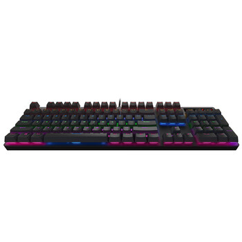 雷柏（Rapoo）V500PRO 有线背光机械键盘 104键全尺寸游戏电竞笔记本电脑多媒体办公吃鸡全键无冲键盘 红轴