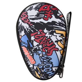 莹恋WINION严选 乒乓球拍套拍包葫芦型 涂鸦硬壳硬质乒乓球包拍袋子