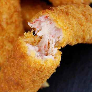 哺食旺芙蓉蟹棒蟹脚棒30枚蟹腿肉冷冻雪蟹腿蟹钳油炸速食蟹角棒 芙蓉