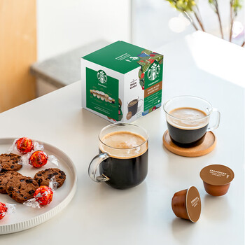 星巴克(Starbucks)胶囊咖啡特选综合8.5g*12颗 中烘美式黑咖啡 适用多趣酷思咖啡机 星巴克(Starbucks)胶囊咖啡特选综合8.5g*12颗 中烘美式黑咖啡 适用多趣酷思咖啡机