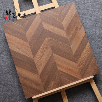 韧月晓木地板美式复古拼花木纹x阳台仿古砖客餐厅卧室仿实木 款式六