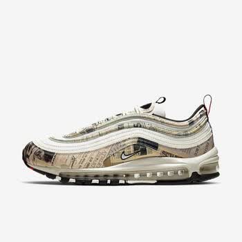 耐克nikeairmax97子弹头气垫跑步鞋男士运动鞋921826sailblackorange