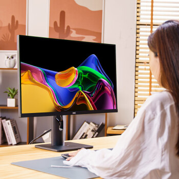 HKC 27英寸 4K高清 IPS Type-C 90W笔记本外接 HDR400电脑屏幕广色域 升降旋转办公显示器 P272U Pro