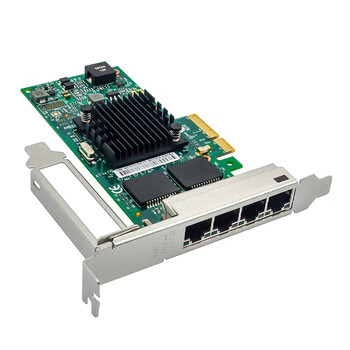 EB-LINK  intel英特尔I350AM4芯片PCI-E X4千兆四口服务器网卡I350-T4机器视觉工业相机