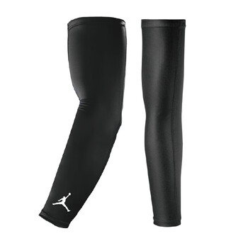 耐克（NIKE）JORDAN护臂男女袖套臂套骑行训练跑步防晒JKS04010LX黑色