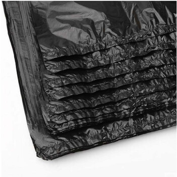 天平朝晖背心式手提垃圾袋黑色32*52cm100只加厚单面1丝垃圾清洁袋塑料袋