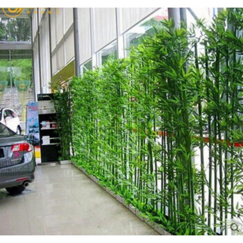 仿真竹子假竹子装饰造景绿植隔断屏风加密25米竹子