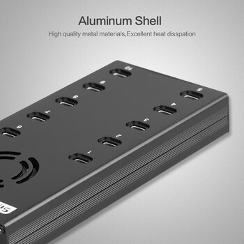 西普莱（SIPOLAR） 工业级usb2.0分线器10口高速扩展HUB集线器温控风扇2A超大输出功率 A-400C(3M数据线）