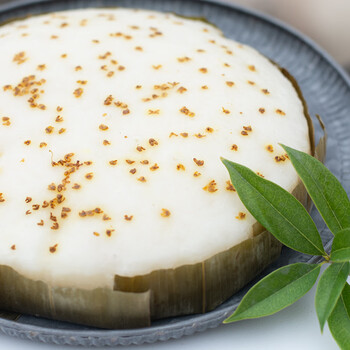 发糕传统老式糕点中式浙江丽水遂昌特产桂花米糕早餐 桂花发糕900g