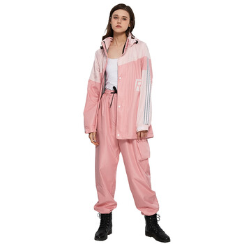 琴飞曼雨衣雨裤分体套装男女款全身防雨外套外卖骑手电动车雨披净空蓝XL