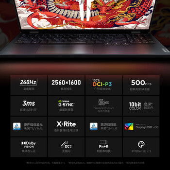联想拯救者R9000P 电竞游戏笔记本电脑(R9-7945HX 16G 1T RTX4070 2.5K 240Hz)灰 国家/20%