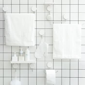 无印良品（MUJI）真空吸盘收纳系列 挂杆